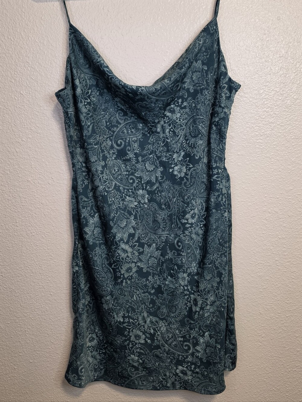 O'Neill Cowl Neck Smocked Back Mini Dress